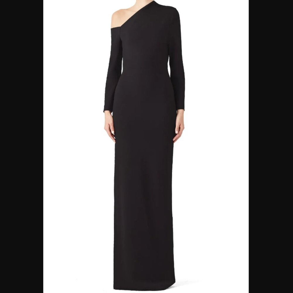 Solace London Liva Gown in Black Size 6